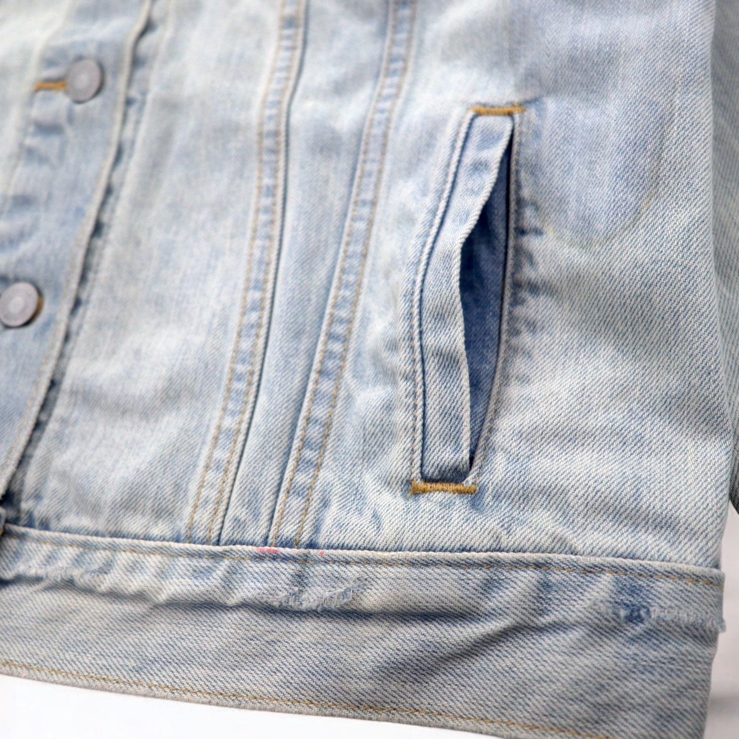 Levi's 3rdタイプ デニムジャケット Gジャン M ブルー アイスウォッシュ ヴィンテージ加工 29945-0002
