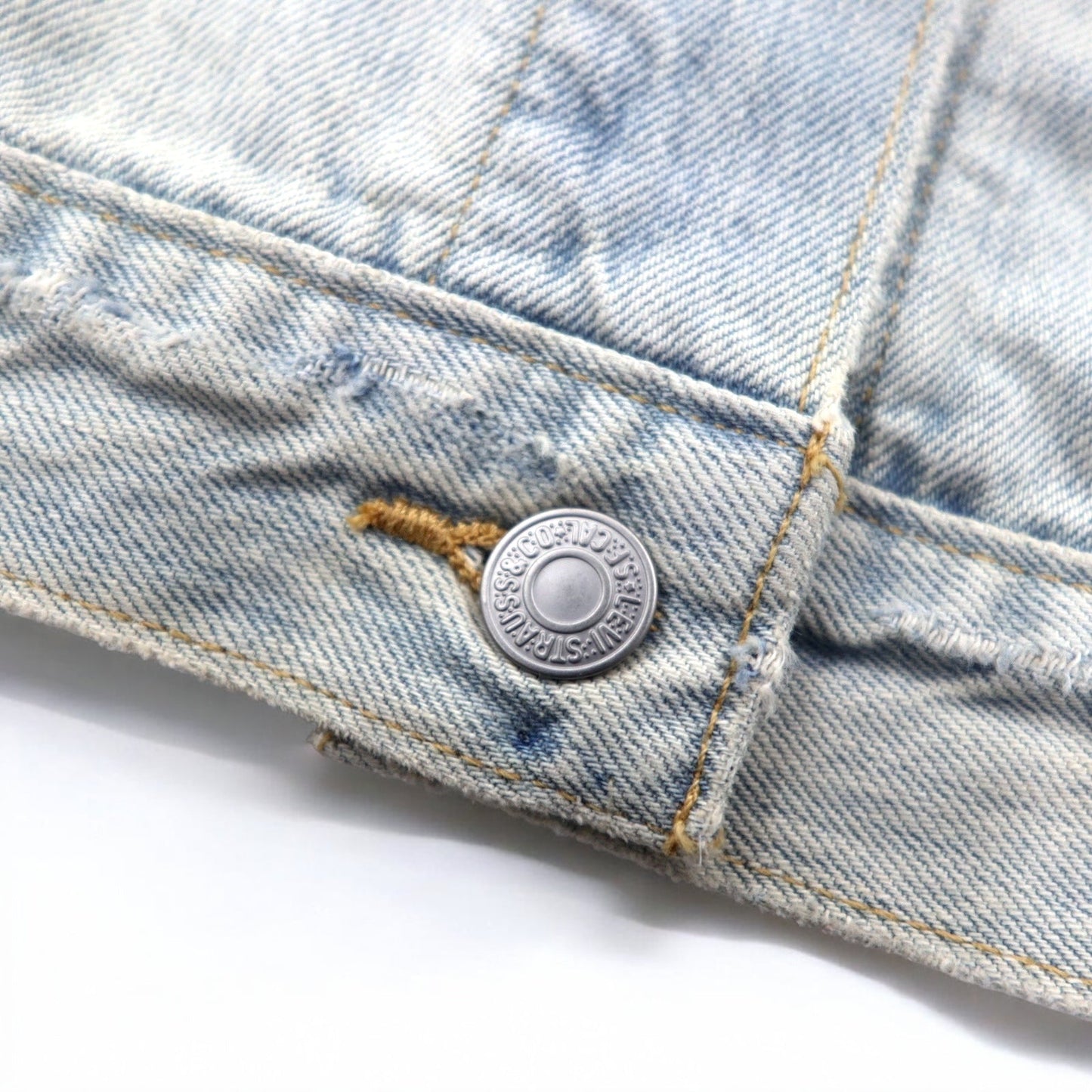 Levi's 3rdタイプ デニムジャケット Gジャン M ブルー アイスウォッシュ ヴィンテージ加工 29945-0002