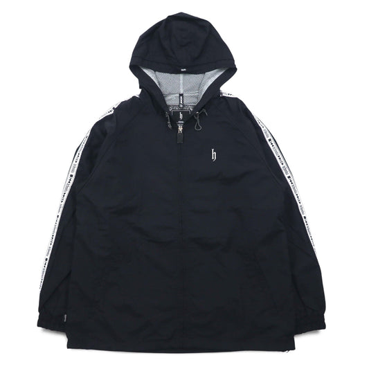 DJ honda 90年代 テックジャケット ナイロンパーカー M ブラック テープロゴ TECH JACKET