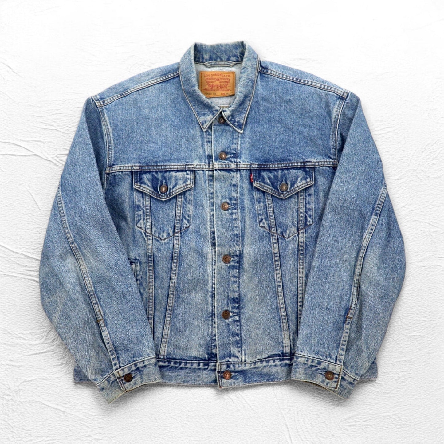 Levi's クロアチア製 90年代 ユーロモデル 70503 デニムジャケット Gジャン 2XL インディゴ ブルー