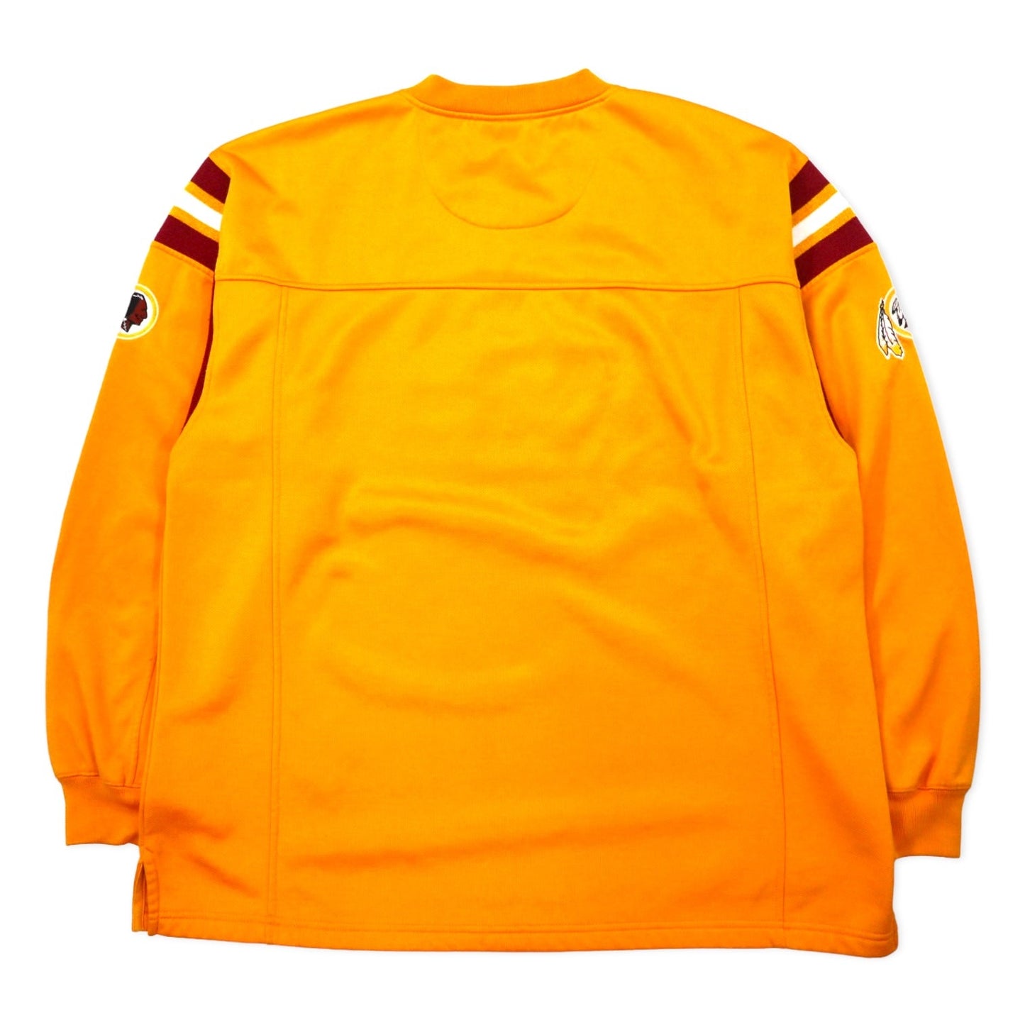 NFL ゲームシャツ XL イエロー ポリエステル RED SKINS ビッグサイズ