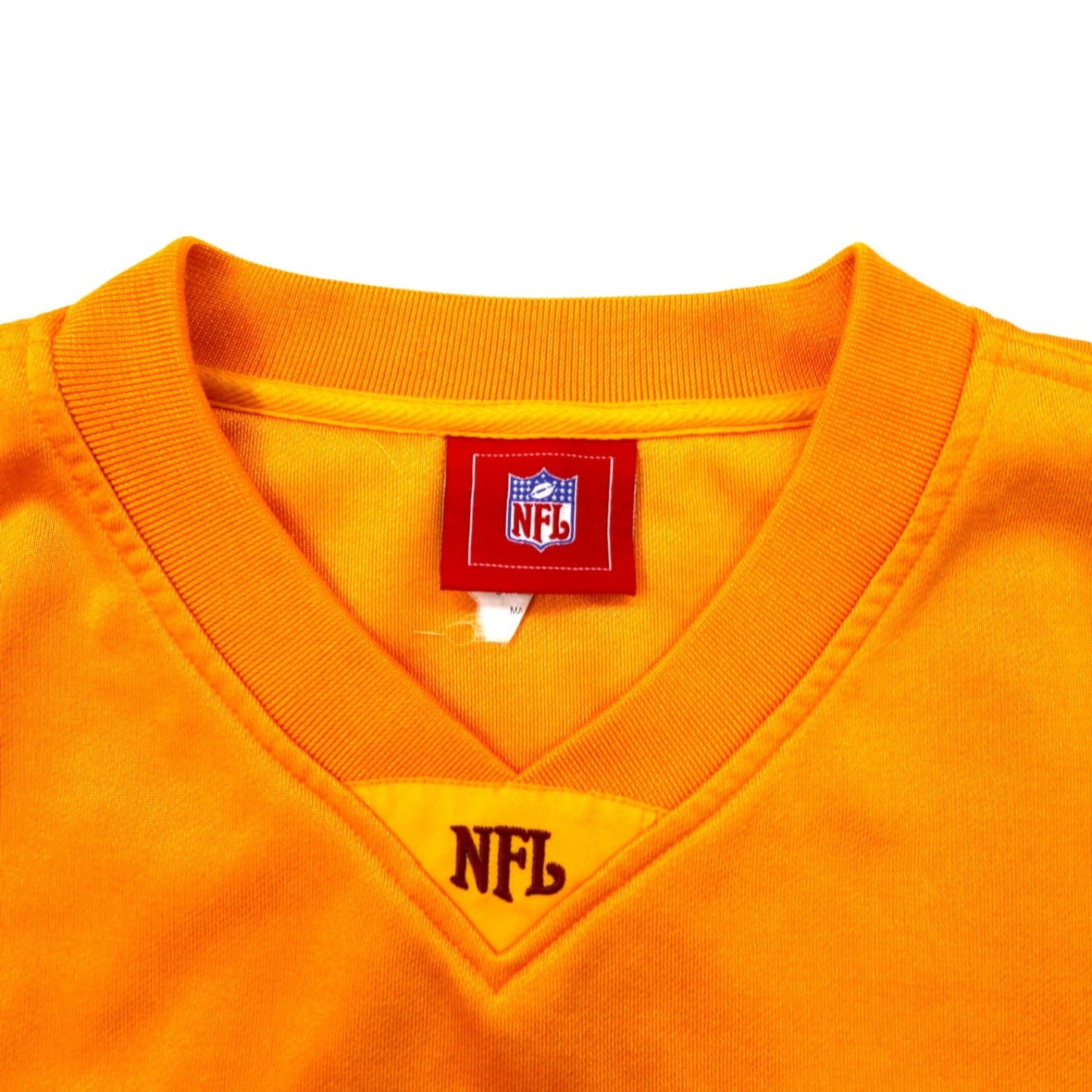 NFL ゲームシャツ XL イエロー ポリエステル RED SKINS ビッグサイズ