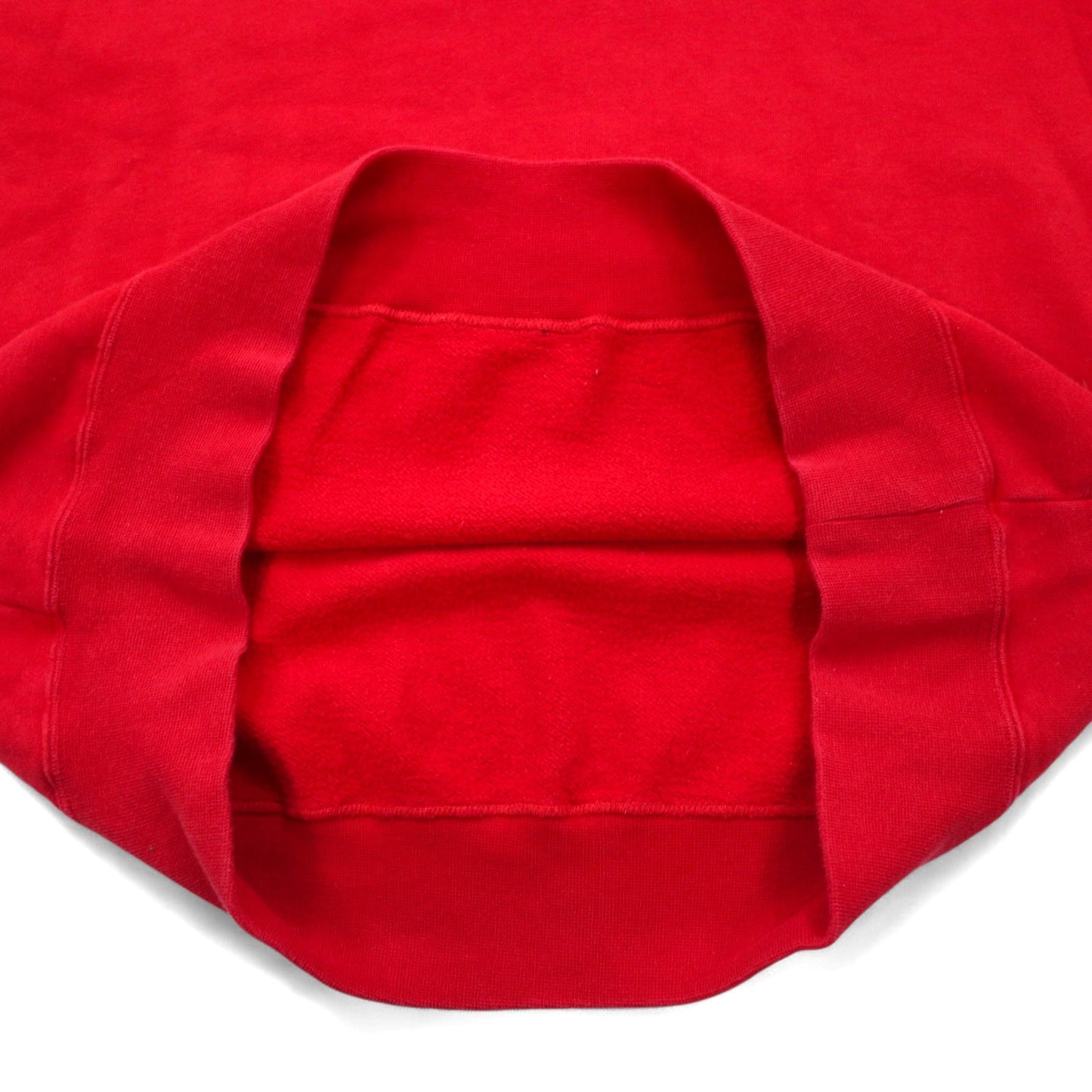 Lotto SPORTS 90年代 スウェット M レッド ロゴテープ 裏起毛 ロゴ刺繍 前V