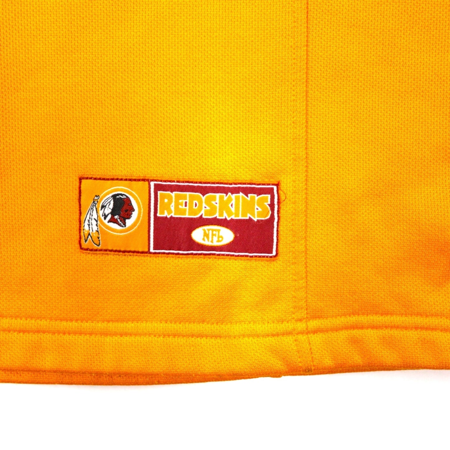 NFL ゲームシャツ XL イエロー ポリエステル RED SKINS ビッグサイズ