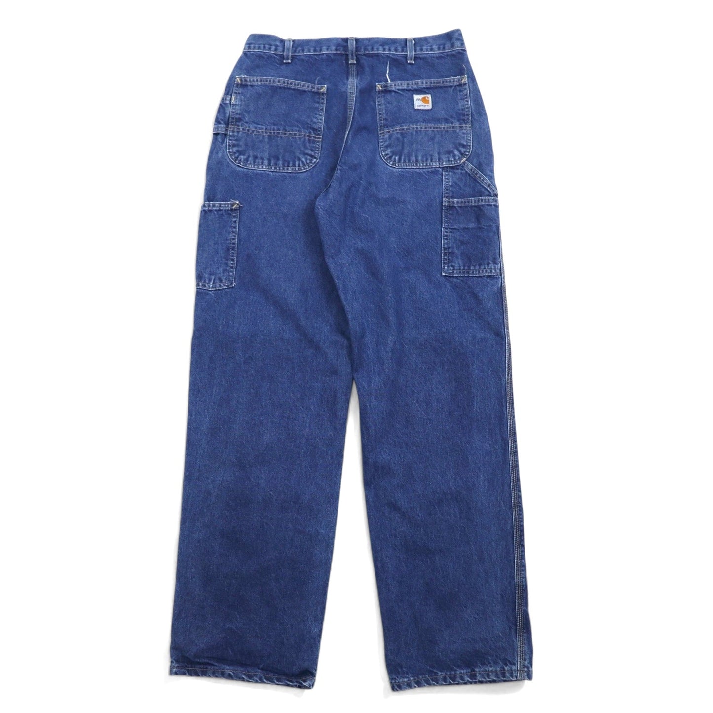 carhartt FR デニム ペインターパンツ 34 ブルー コットン CAT2 FRB13-DNM メキシコ製