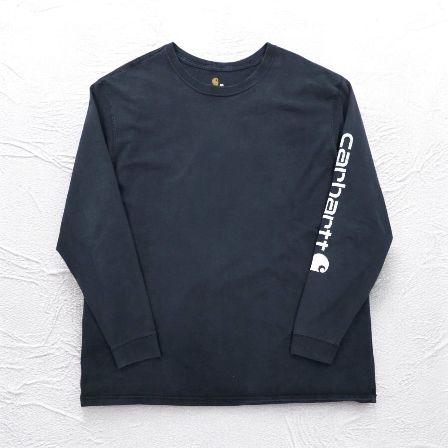 carhartt ロングスリーブ Tシャツ ロンT 3XL ORIGINAL FIT ブラック コットン ビッグサイズ