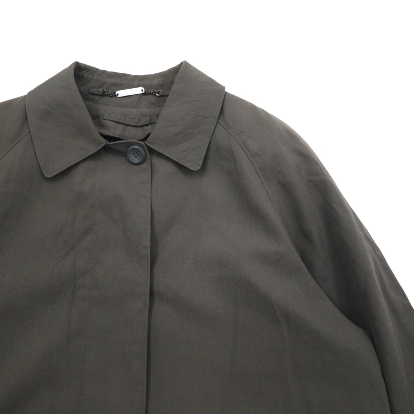 LONDON FOG ステンカラーコート XL グレー ポリエステル コットン ライナー着脱式