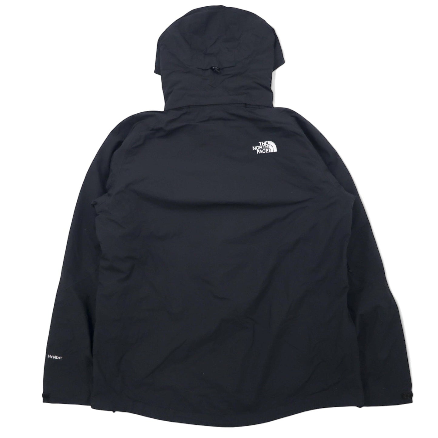 THE NORTH FACE マウンテンパーカー M ブラック ナイロン HYVENT 撥水 透湿 ジップインジップ搭載 US規格