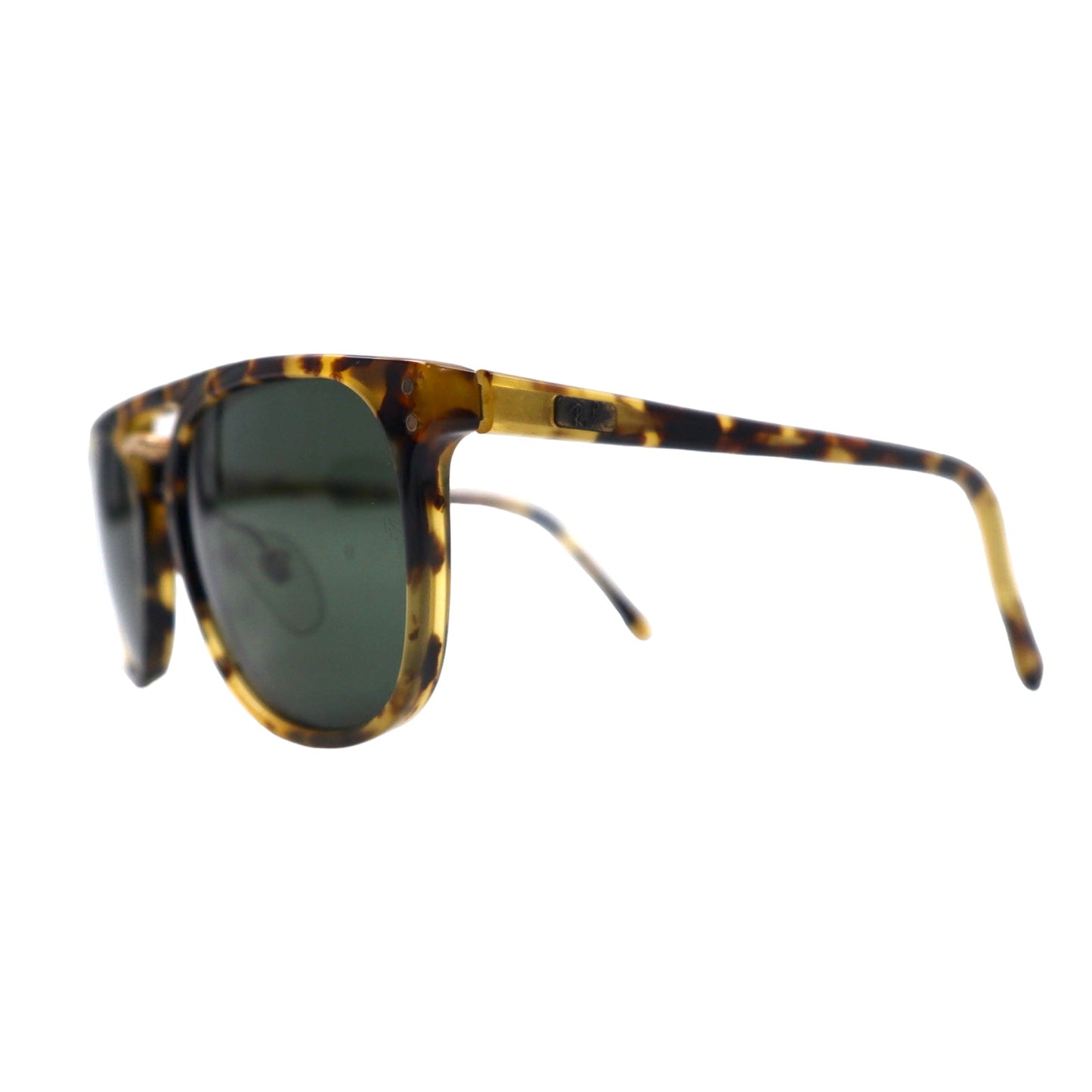 Ray-Ban TRADITIONALS ダブルブリッジ サングラス  ボストン ブラウン ベッコウ STYLE Q ( CQ004 ) 53□20 B&L ボシュロム社製