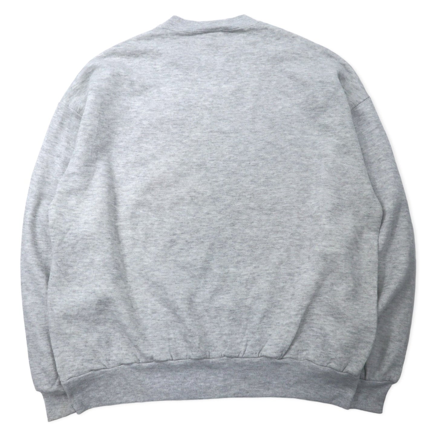 JERZEES USA製 90年代 ARTWEAR プリント スウェット 2X グレー コットン 裏起毛 ビッグサイズ