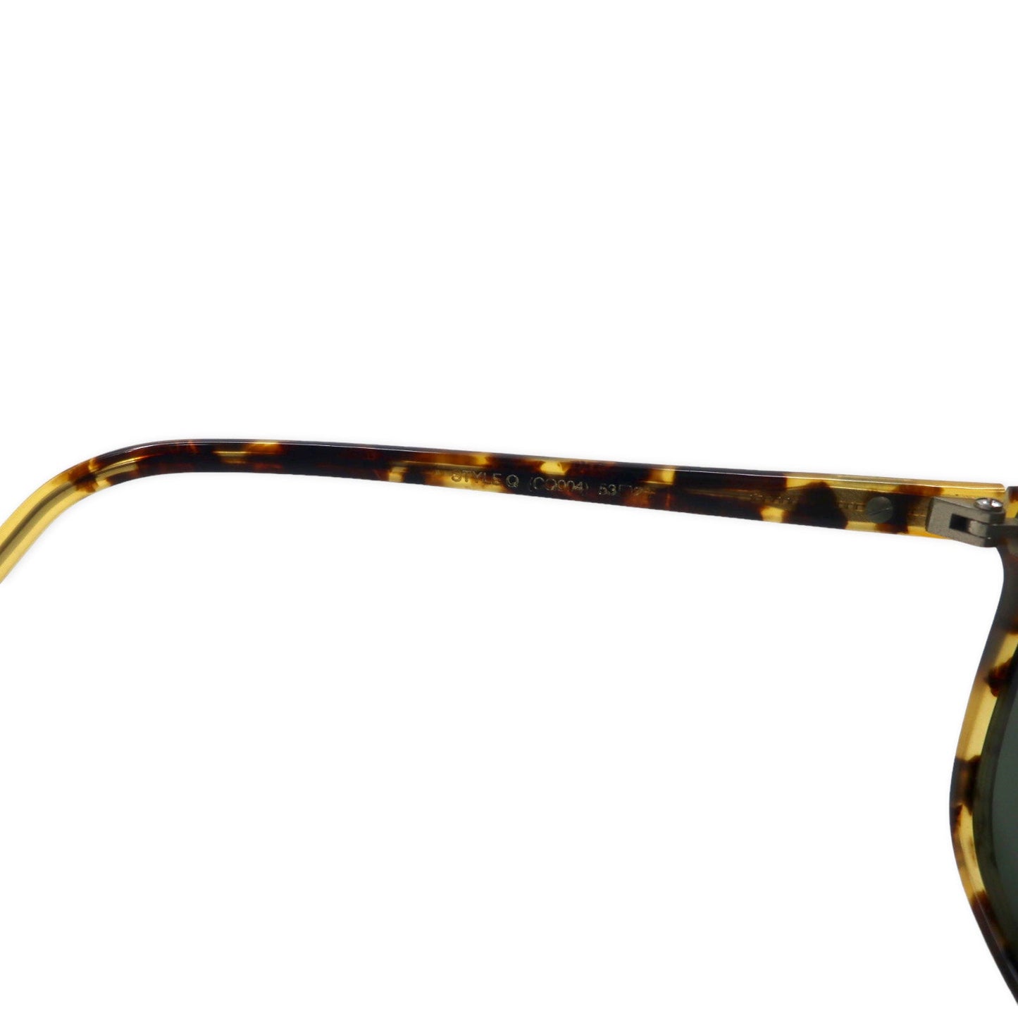 Ray-Ban TRADITIONALS ダブルブリッジ サングラス  ボストン ブラウン ベッコウ STYLE Q ( CQ004 ) 53□20 B&L ボシュロム社製