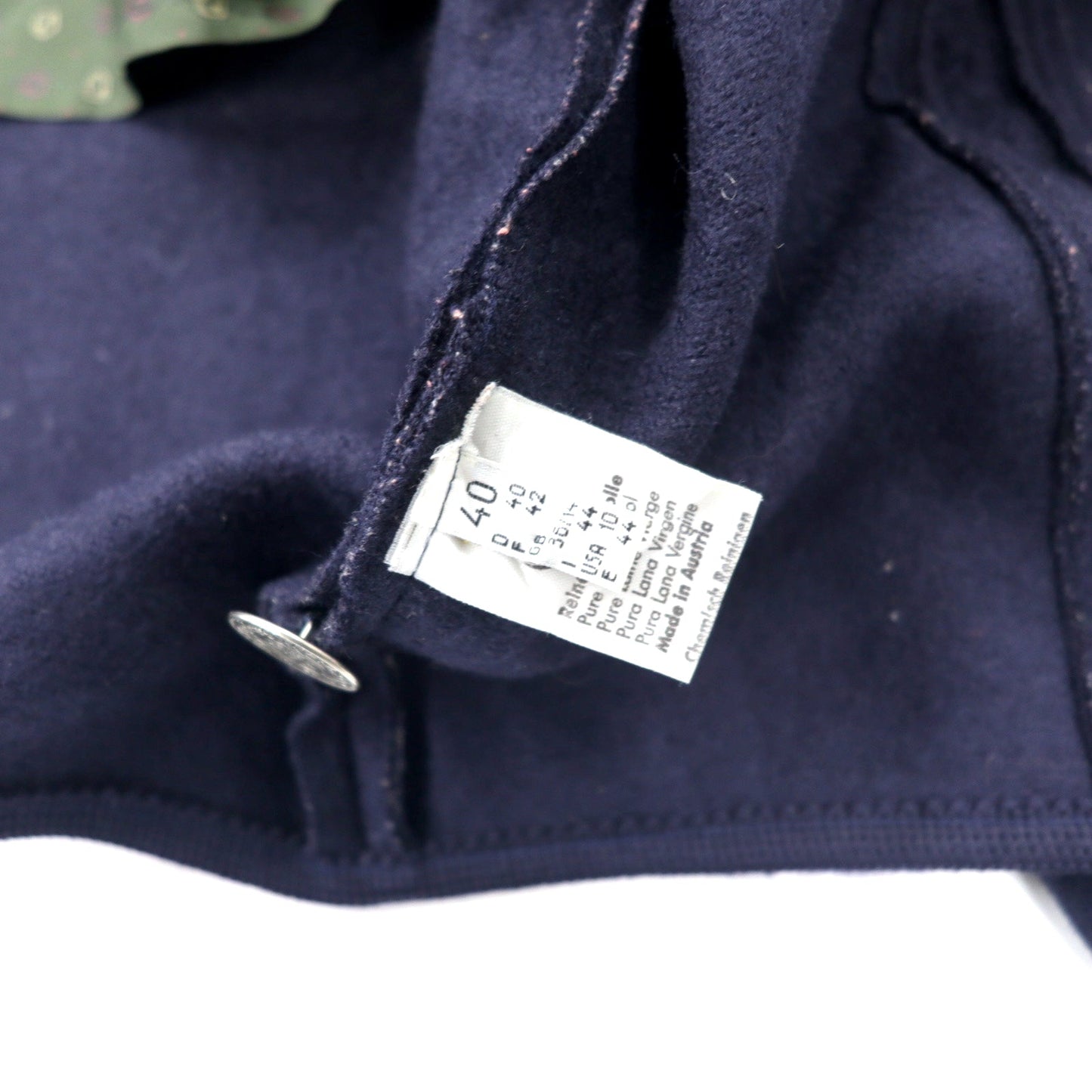 GIESSWEIN オーストラリア製 チロリアンジャケット 40 ネイビー ウール コインボタン ユーロヴィンテージ