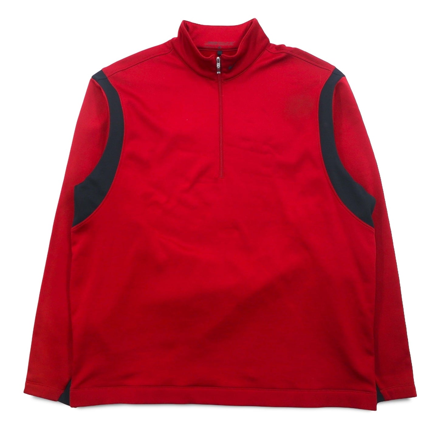 NIKE GOLF ハーフジップ トラックジャケット ジャージ L レッド 1/4 Zip Therma-Fit Pullover Fleece Jacket 381259-651