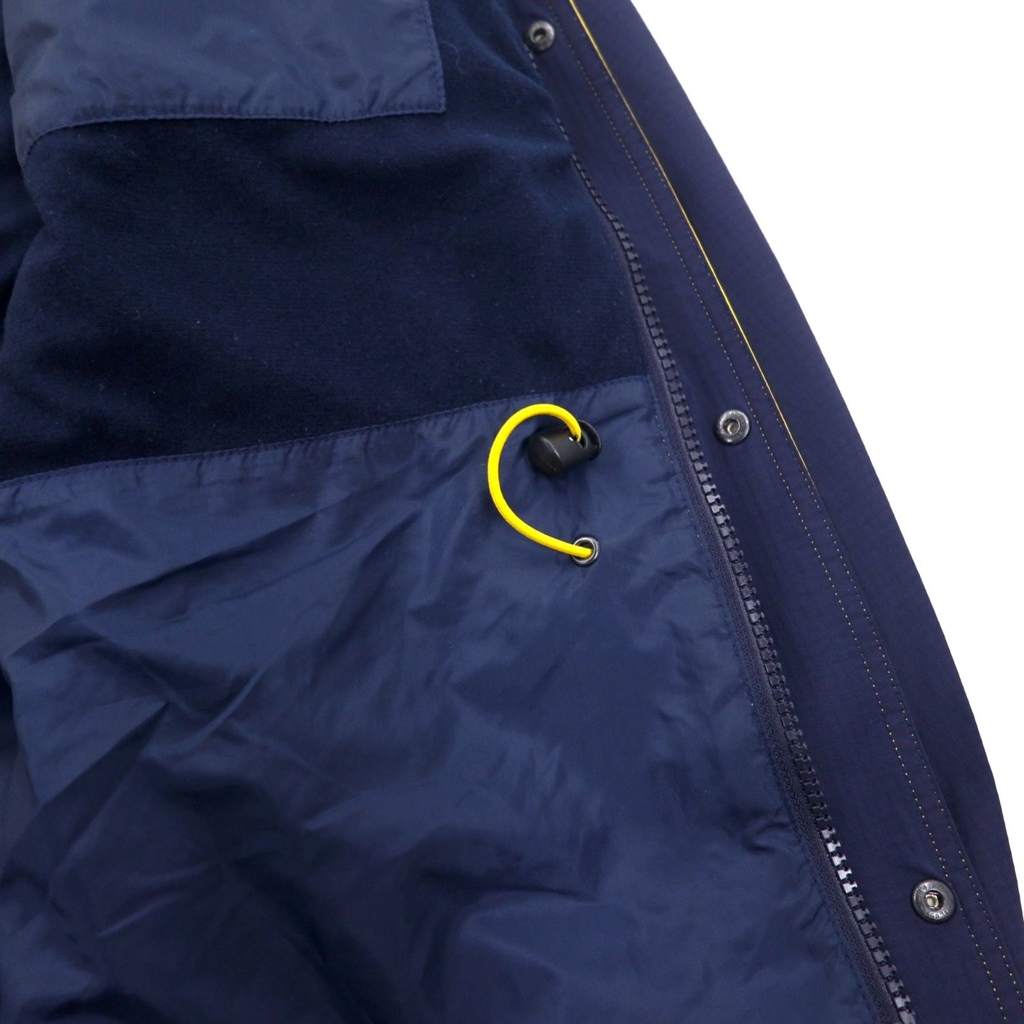 Eddie Bauer EBTEK 90年代 ゴアテックス セーリングジャケット マウンテンパーカー XXL イエロー ナイロン ドローコード フード着脱式