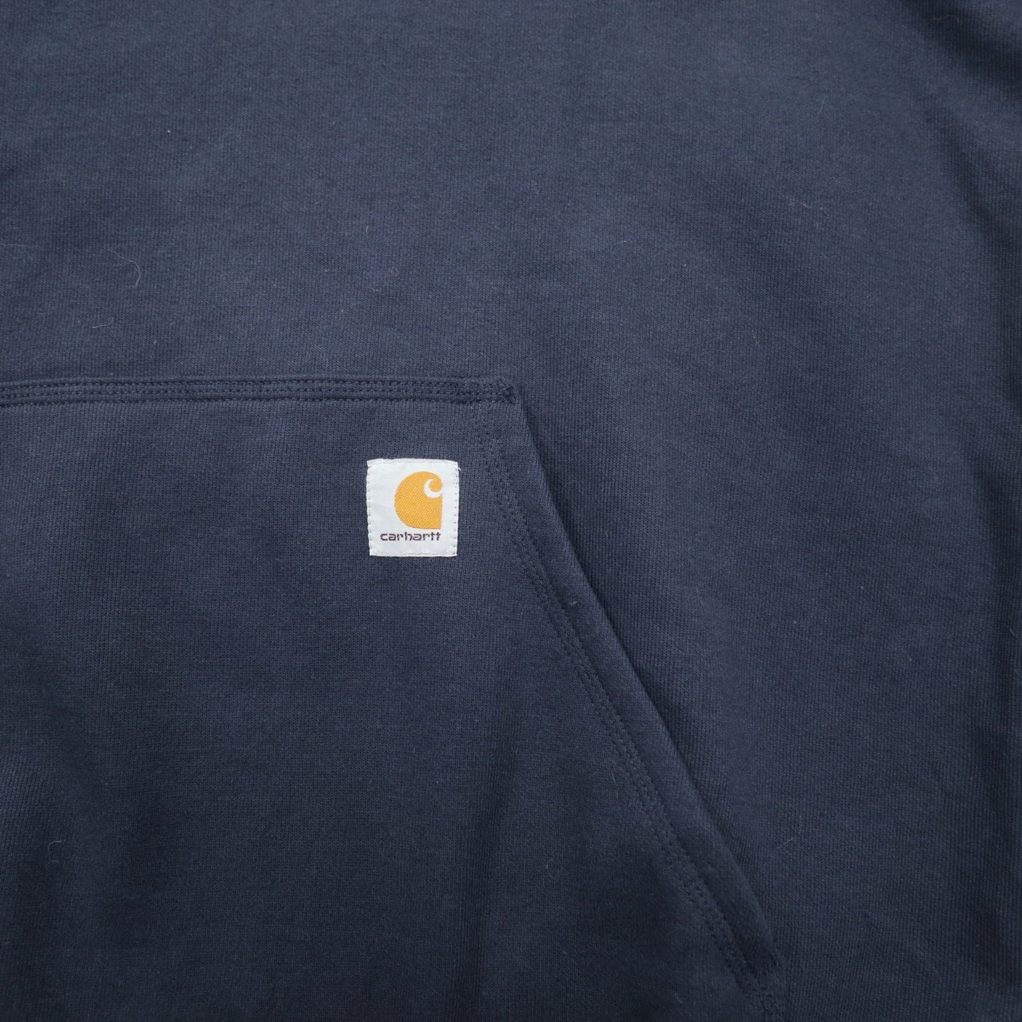 carhartt プルオーバー パーカー L ネイビー コットン 裏起毛 MIDWEIGHT PO HOODIE K121-472