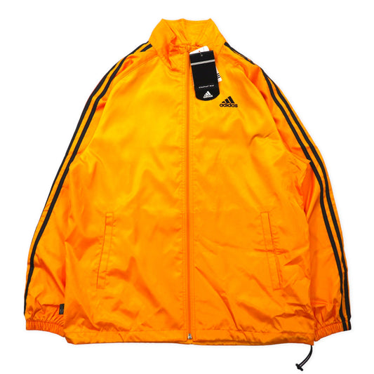 adidas 00年代 トラックジャケット ジャージ M オレンジ ポリエステル 3ストライプ 未使用品