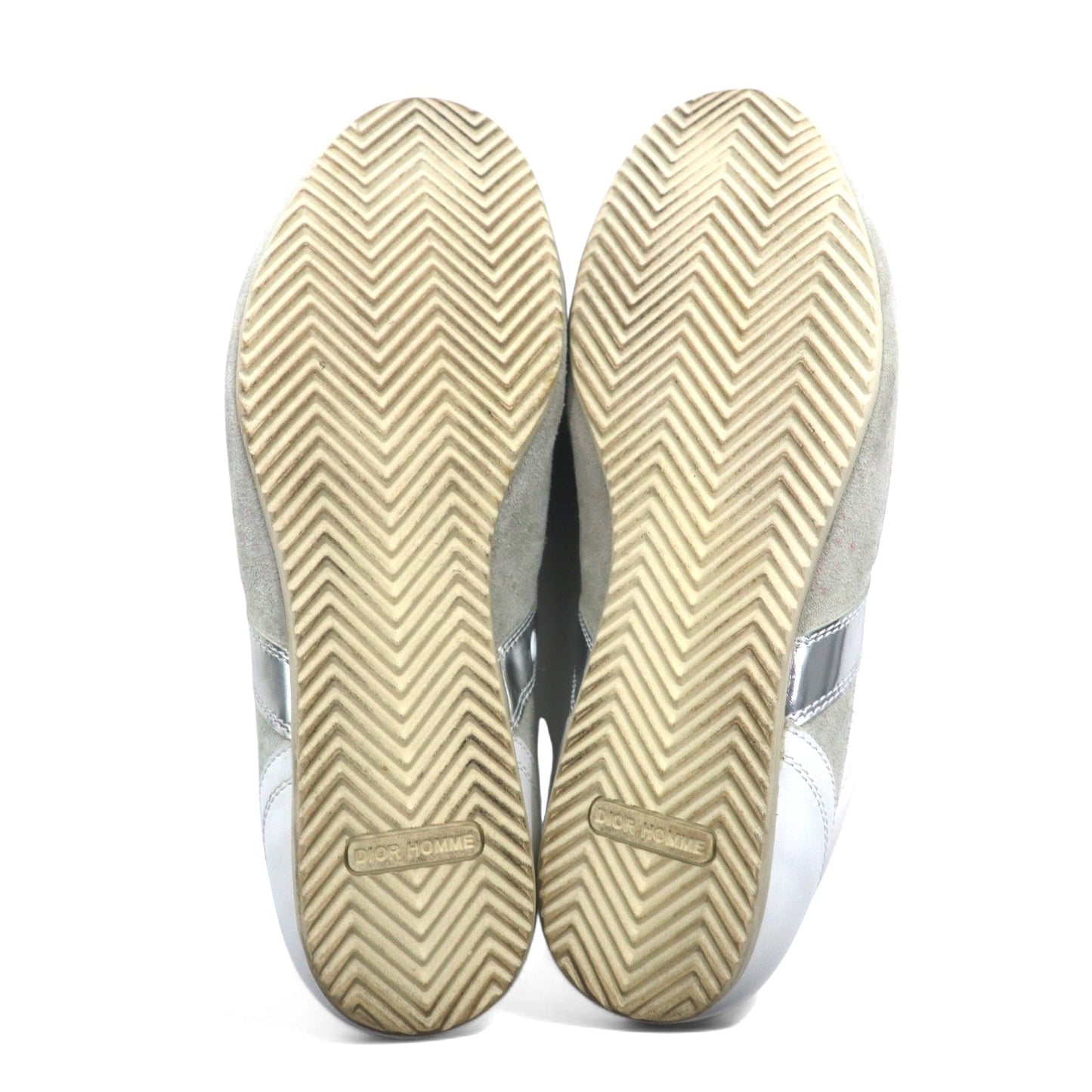 DIOR HOMME イタリア製 ジャーマントレーナー スニーカー 24.5cm ホワイト レザー Hedi Slimane 07AW エディ期