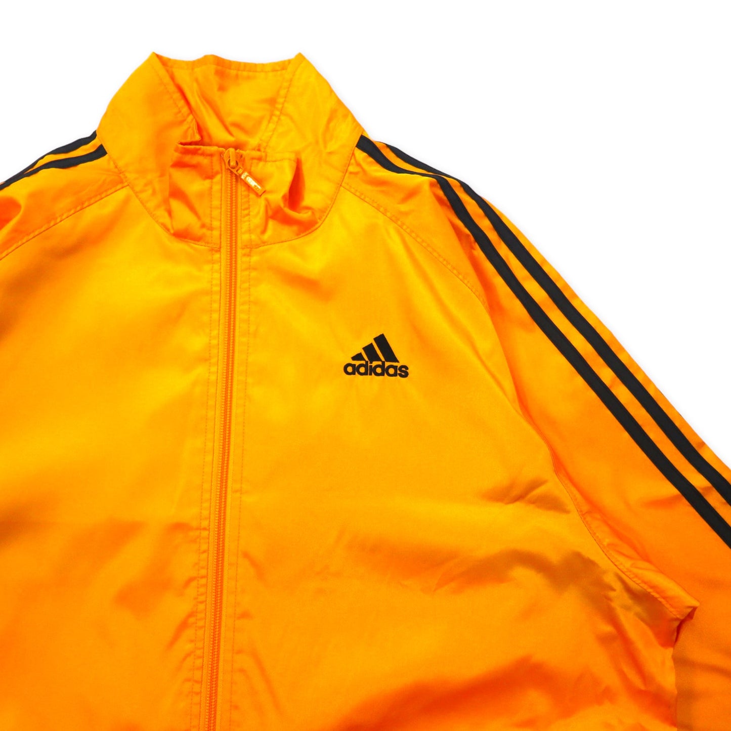 adidas 00年代 トラックジャケット ジャージ M オレンジ ポリエステル 3ストライプ 未使用品