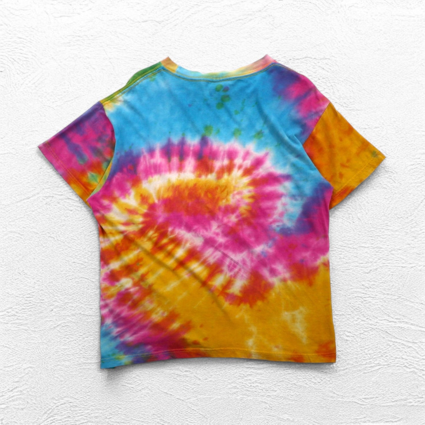 MV SPORT タイダイ カレッジ Tシャツ XL マルチカラー コットン パキスタン製