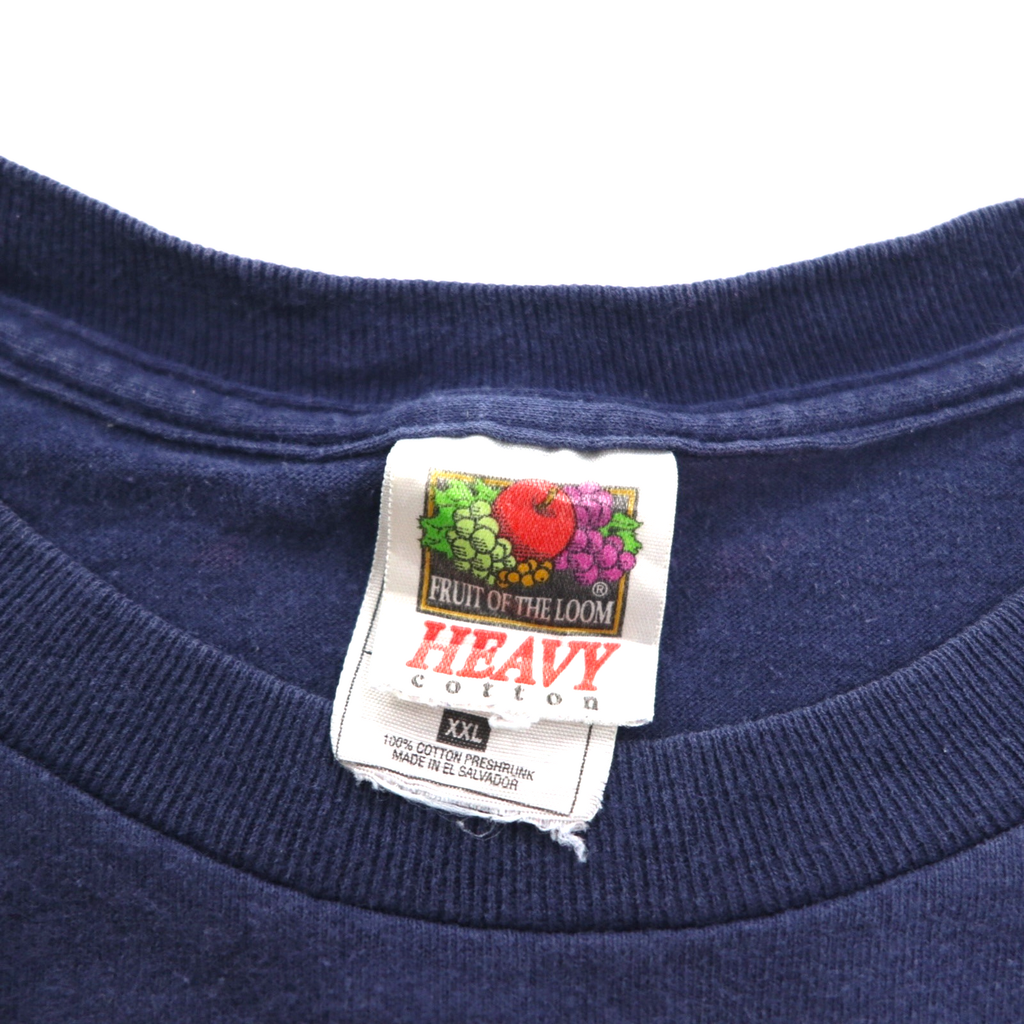 FRUIT OF THE LOOM 90年代 カレッジプリント Tシャツ XXL ネイビー エルサルバドル製