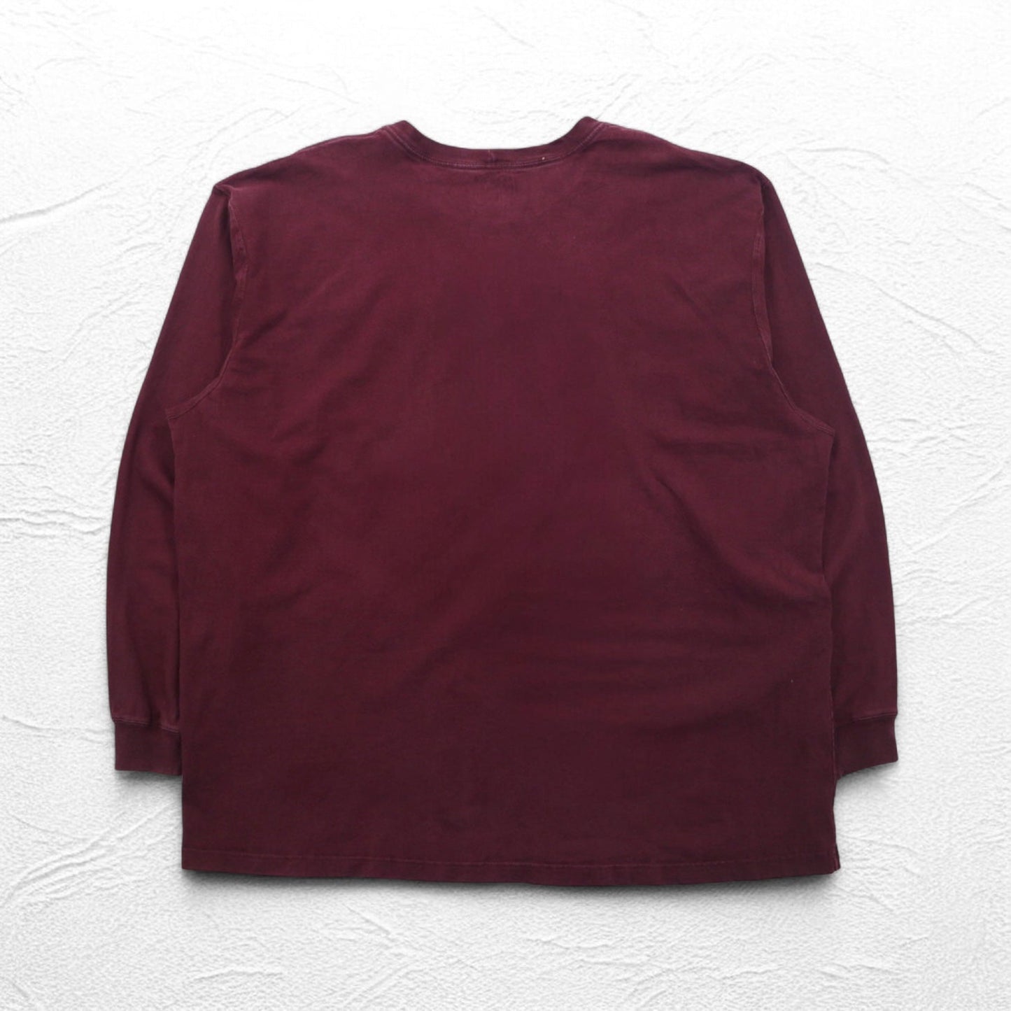 carhartt ロングスリーブポケット Tシャツ ロンT 3XL ボルドー ビッグサイズ ホンジュラス戦