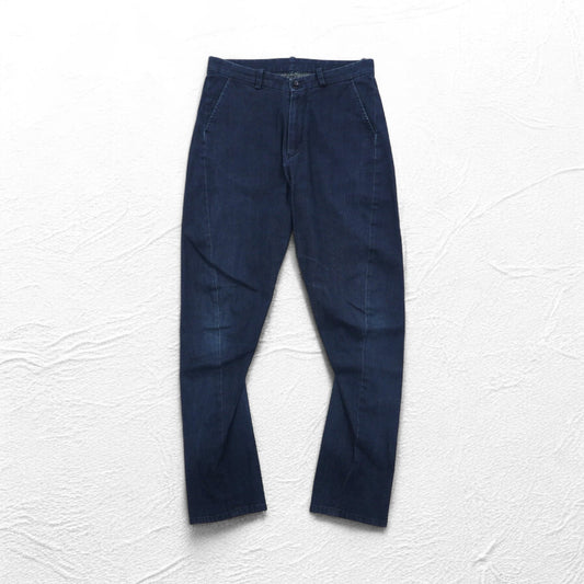 ka na ta デニムパンツ tiny pants スキニー S インディゴ ブルー 日本製