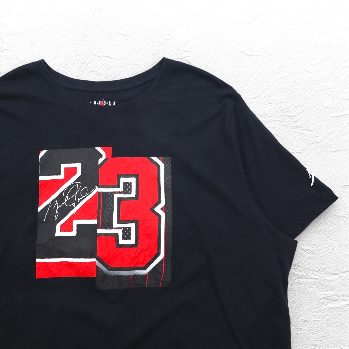 JORDAN BRAND ( NIKE ) Slash 23 プリント Tシャツ 3XL ブラック ジャンプマン ナンバリング AQ4108-010