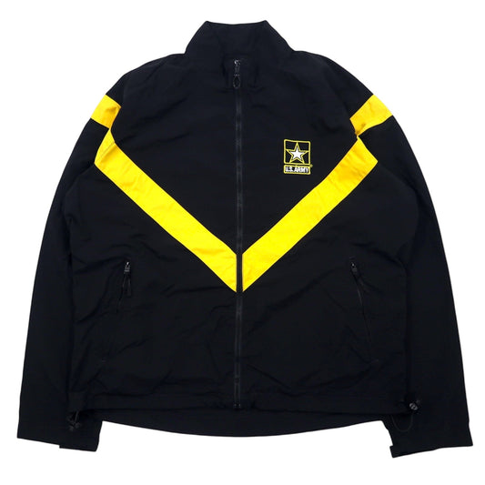 US ARMY APFU トレーニングジャケット M ブラック ナイロン ミリタリー 8415-01-623-8627