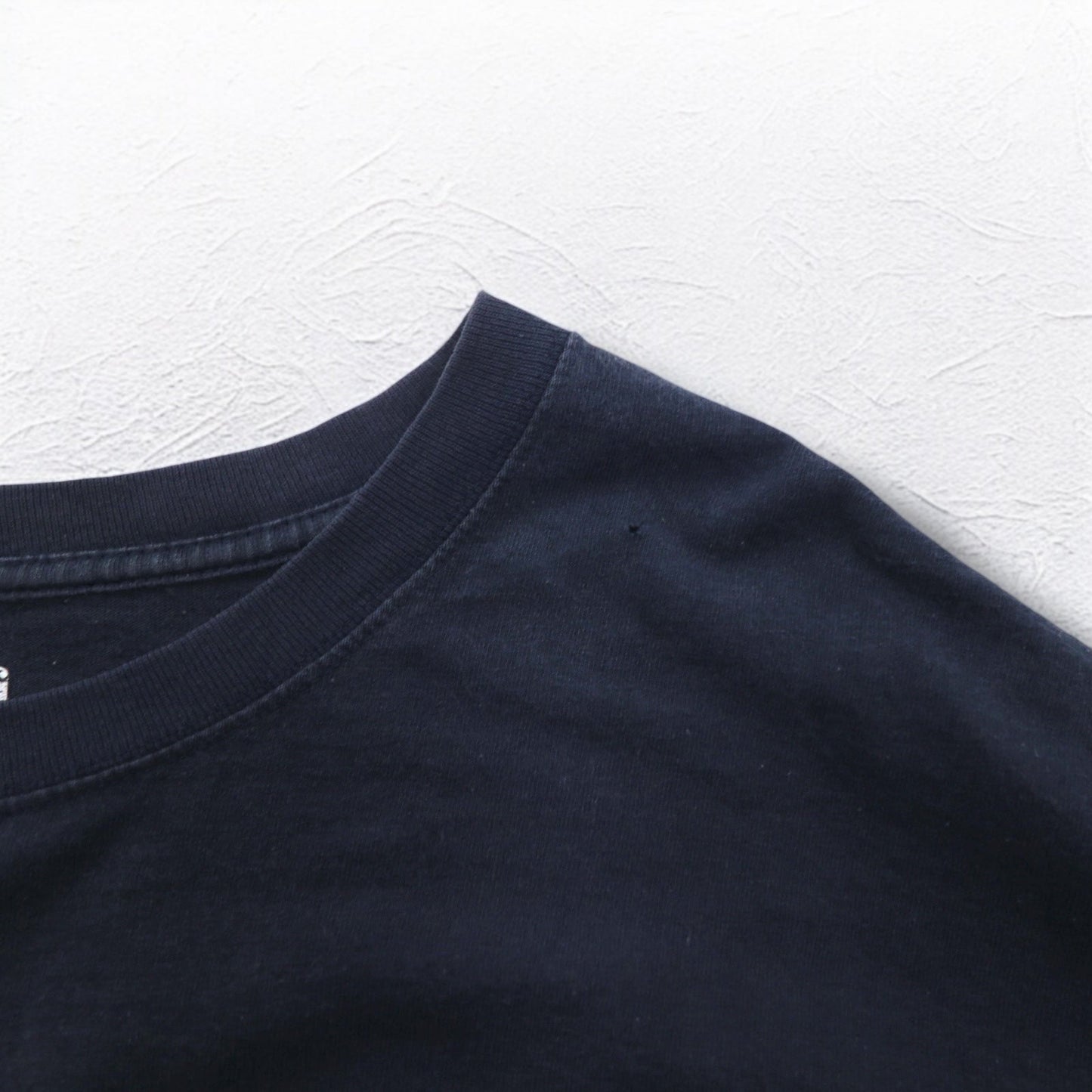carhartt ロングスリーブ Tシャツ ロンT 4XL ネイビー 袖 プリント ロゴ ビッグサイズ