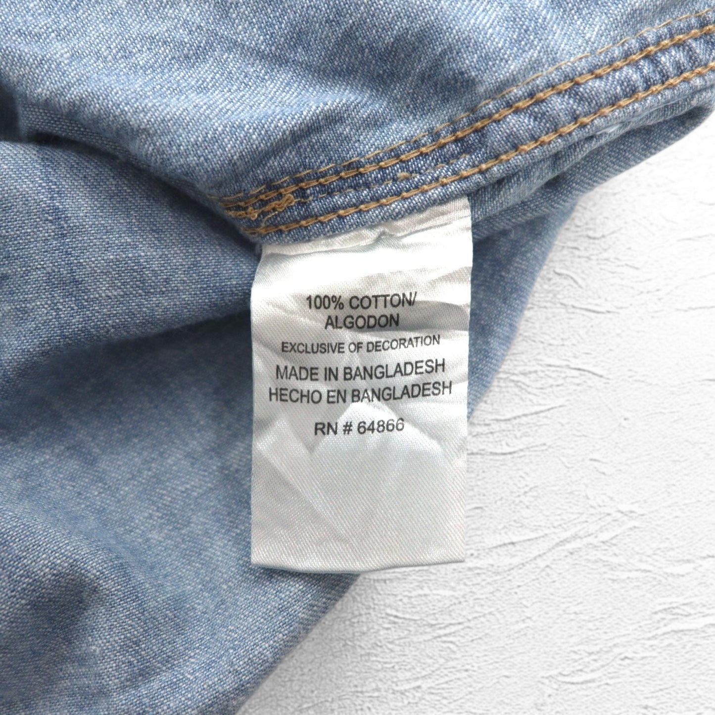 Lee デニム ウエスタンシャツ L インディゴ ブルー コットン 胸ポケット スナップボタン