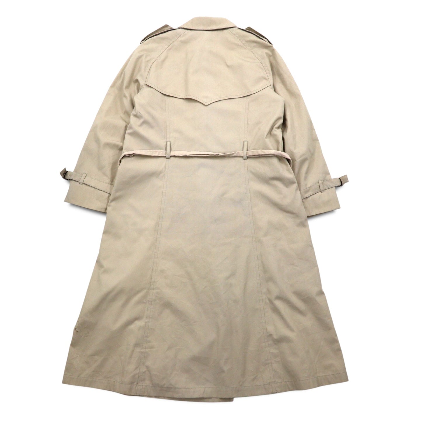 LONDON FOG 90年代 MAINCOATS ダブルブレスト トレンチコート L ベージュ ボアライナー着脱式 ベルト付き