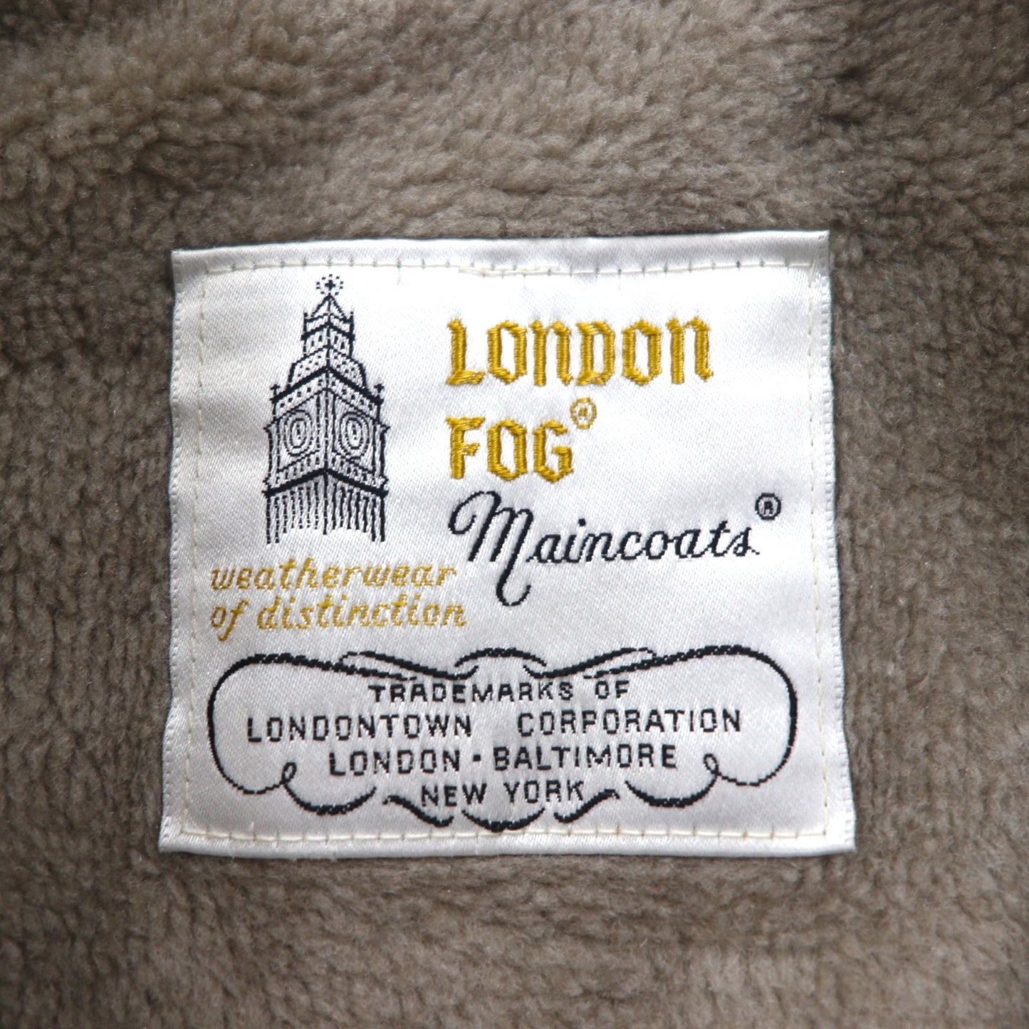 LONDON FOG 90年代 MAINCOATS ダブルブレスト トレンチコート L ベージュ ボアライナー着脱式 ベルト付き