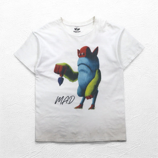 UNDERCOVER MADSTORE Tシャツ L ホワイト 未来原人サンド -THE SAND MAN-