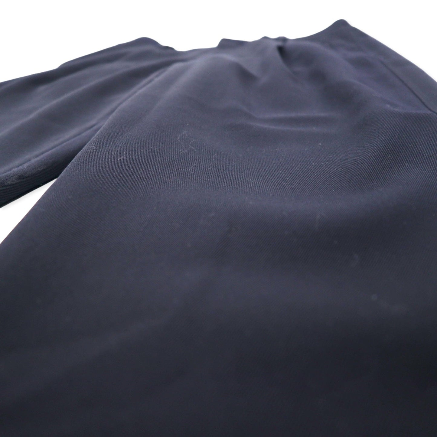 Kemit ウールタックパンツ テーパード スラックス 48 ネイビー ウール ギャバジン 0301-0209 日本製