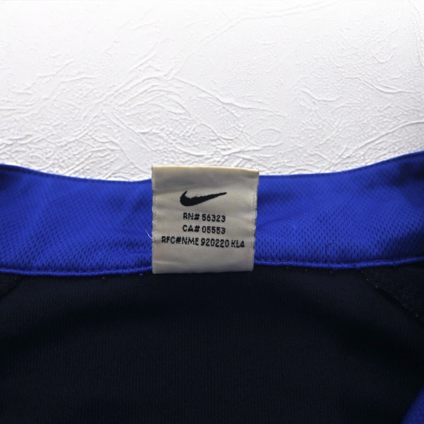 NIKE 90年代 TEAMタグ 半袖 バスケ ジャージ トラックジャケット 2XL ブルー スウォッシュ