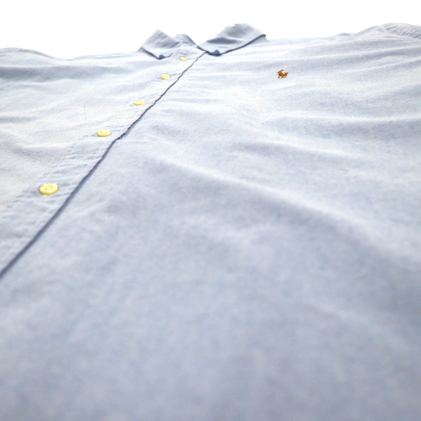 RALPH LAUREN ビッグサイズ CLASSIC FIT オックスフォード ボタンダウンシャツ 4XL ブルー コットン スモールポニー刺繍