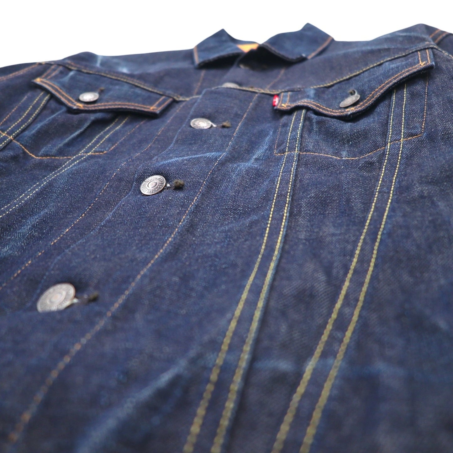 LEVI'S VINTAGE CLOTHING ( LVC ) 1967年 ビッグE 復刻 4th タイプ デニムジャケット Gジャン L インディゴ ブルー 70505-0217 日本製