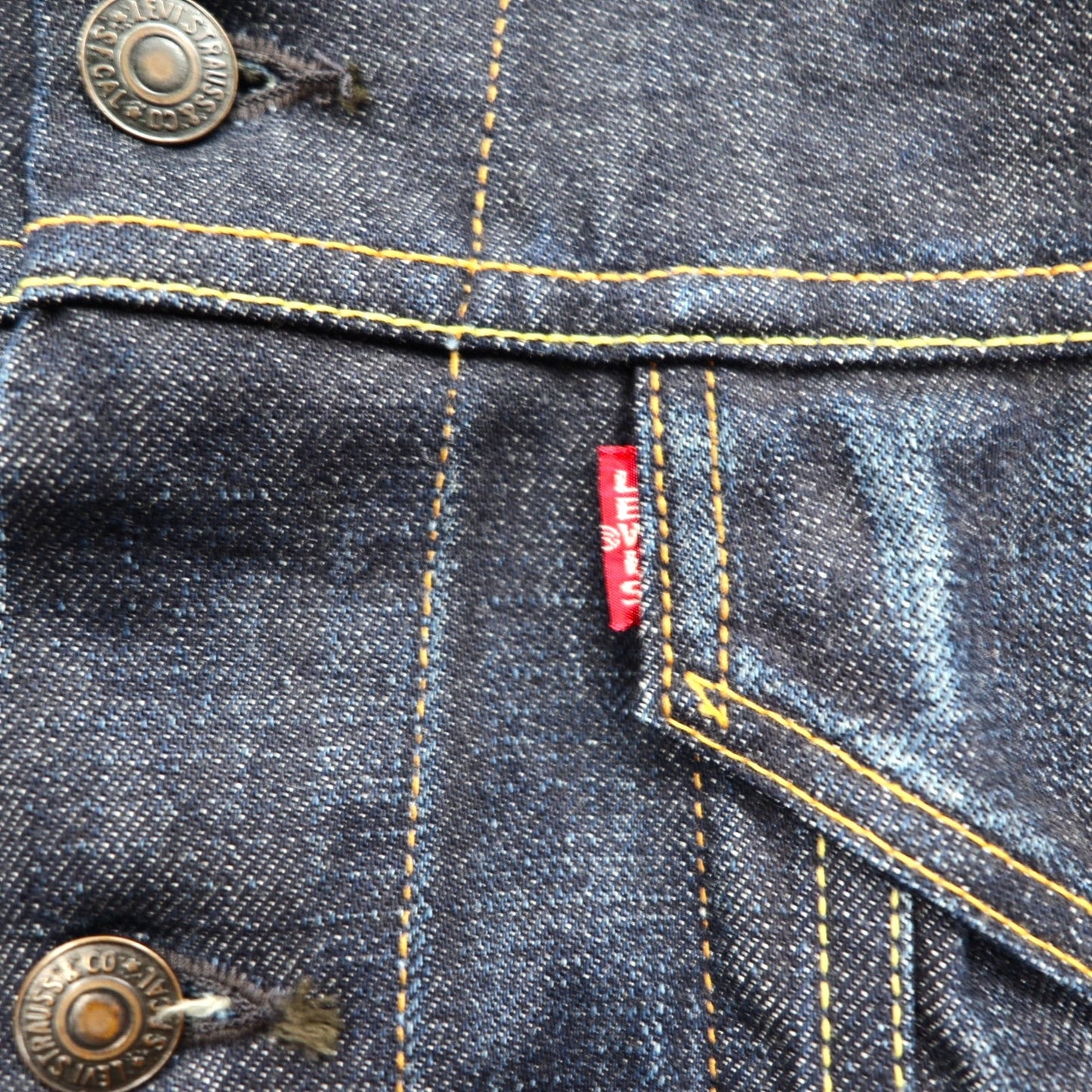 LEVI'S VINTAGE CLOTHING ( LVC ) 1967年 ビッグE 復刻 4th タイプ デニムジャケット Gジャン L インディゴ ブルー 70505-0217 日本製