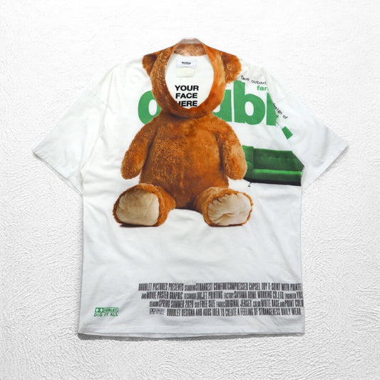 doublet YOUR FACE HERE Tシャツ FREE ホワイト TED テッド CAPSULETOY COMPRESSED