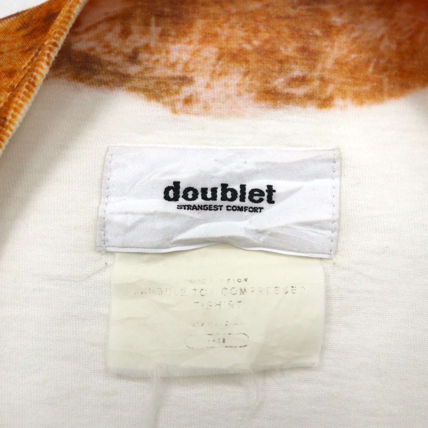 doublet YOUR FACE HERE Tシャツ FREE ホワイト TED テッド CAPSULETOY COMPRESSED