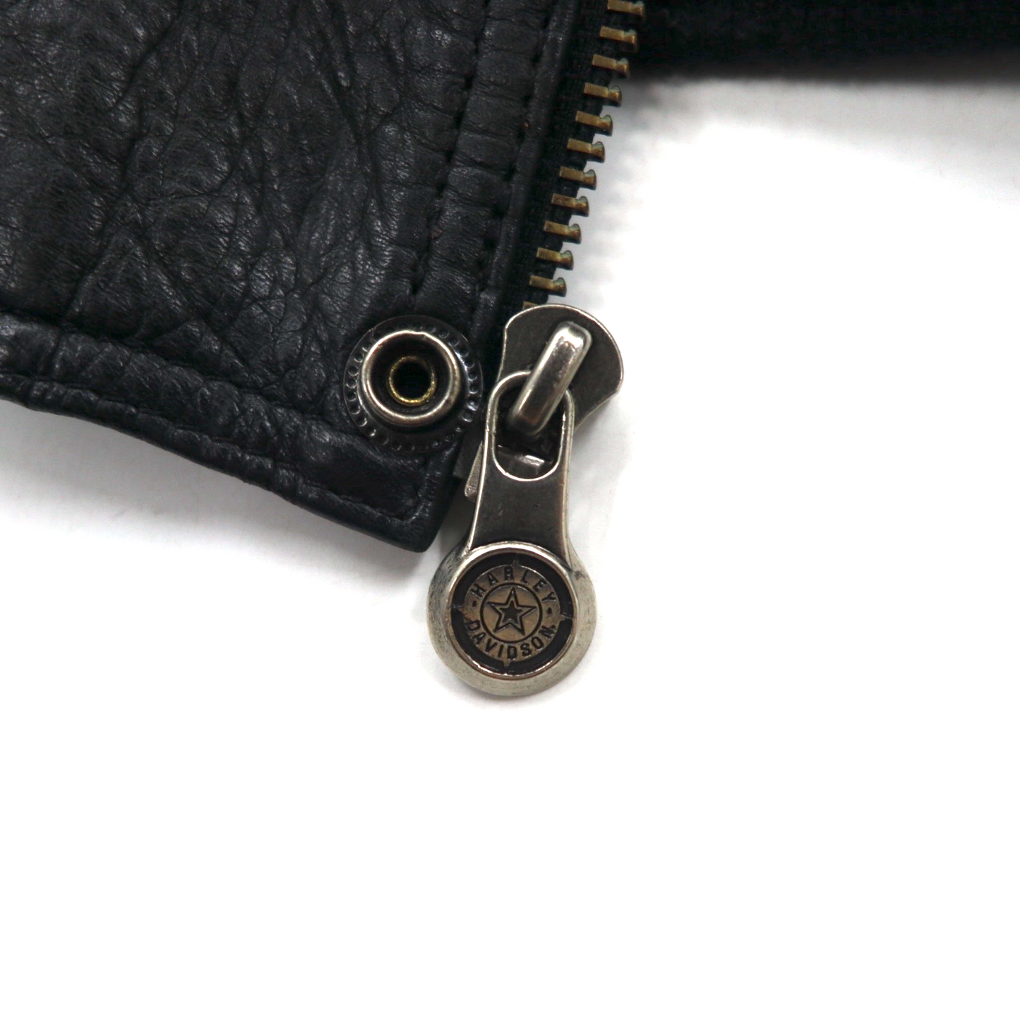 HARLEY DAVIDSON A-2 レザー フライト ボンバージャケット ミリタリー ライダース L ブラック シボ革 ライナー着脱式 エポレット