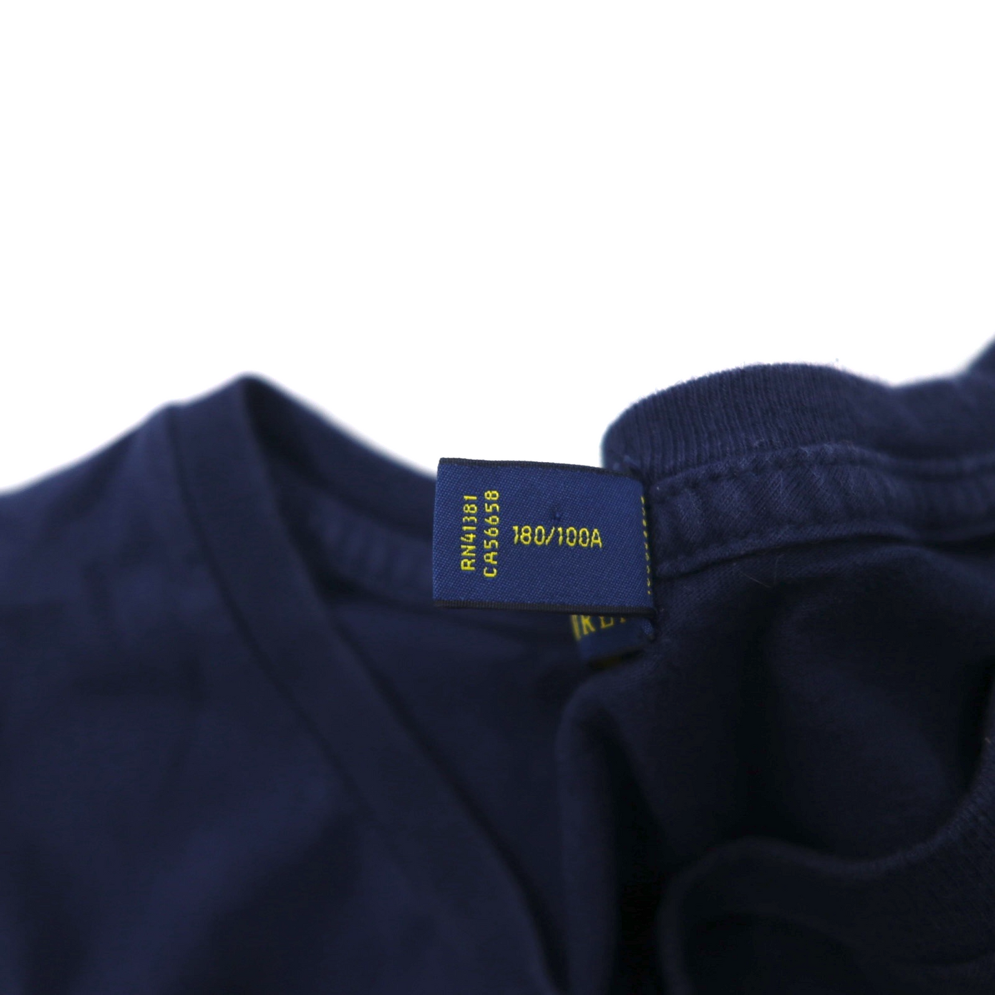 POLO RALPH LAUREN ポロベア Tシャツ L ネイビー コットン プリント