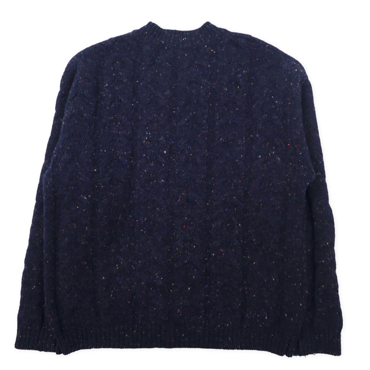 Authentic Gap Clothing ( OLD GAP ) 90年代 フィッシャーマン ニット セーター M ベージュ ウール ビッグサイズ オールドギャップ