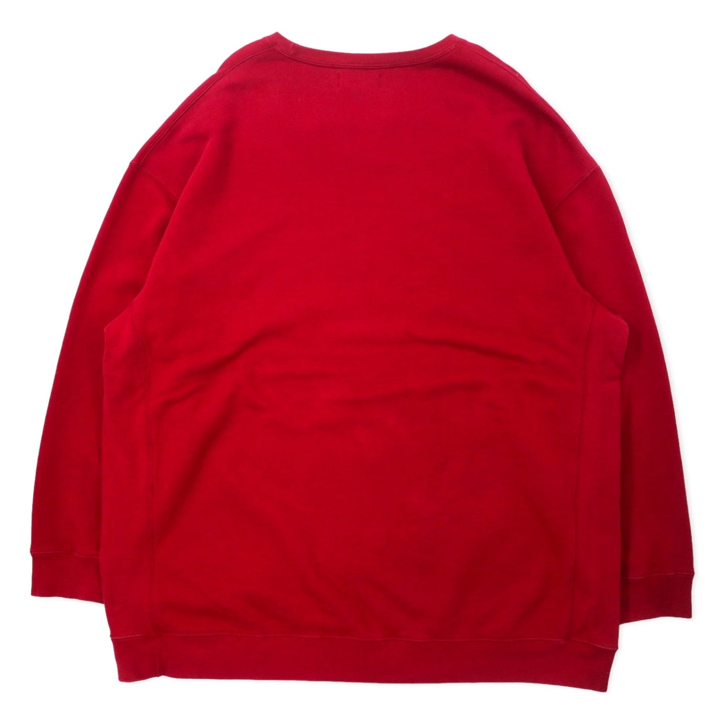 Polo by Ralph Lauren リバースウィーブ スウェット 2XL BIG レッド コットン 前V スモールポニー刺繍 ビッグサイズ