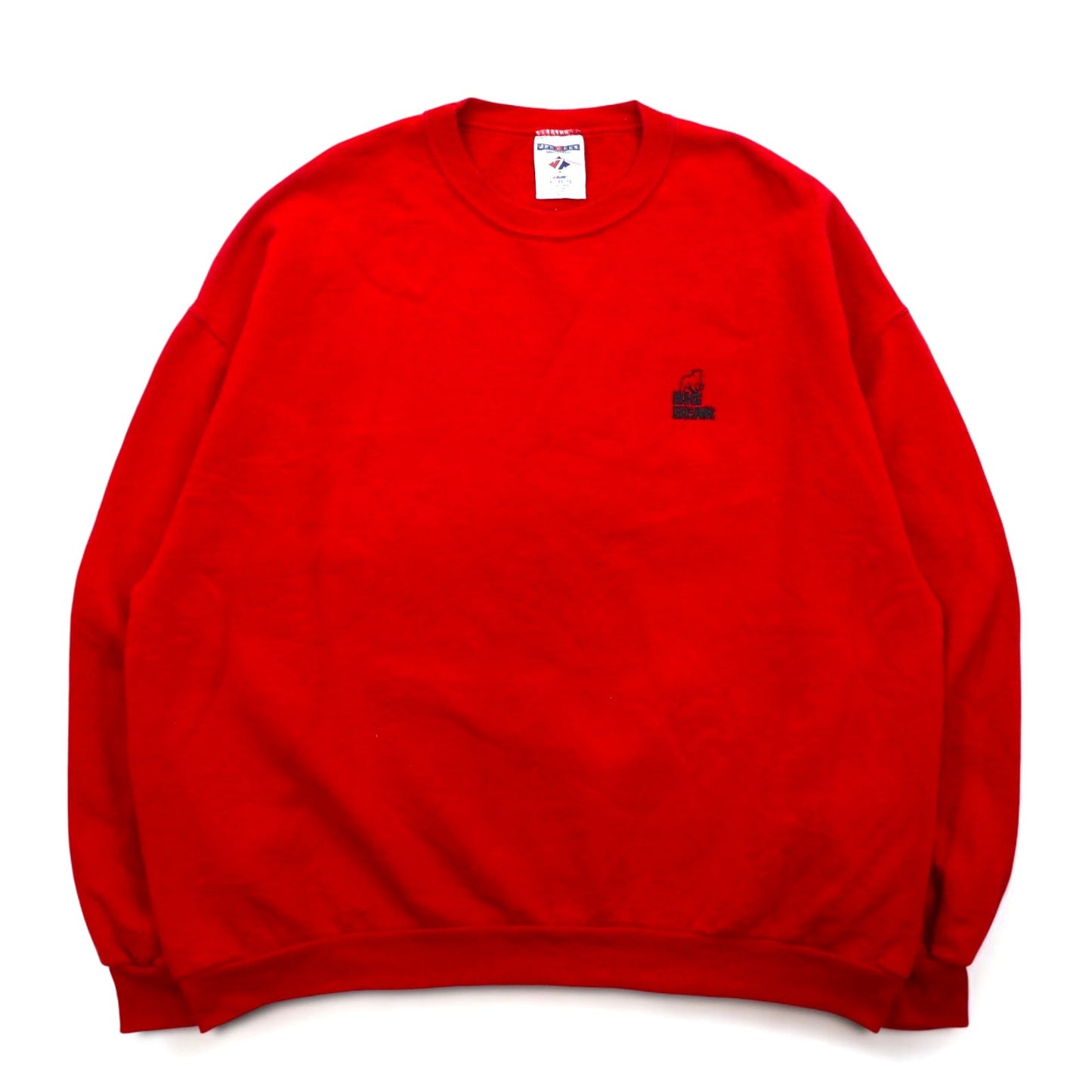 JERZEES ビッグサイズ クルーネック スウェット XL レッド コットン BIG BEAR メキシコ製