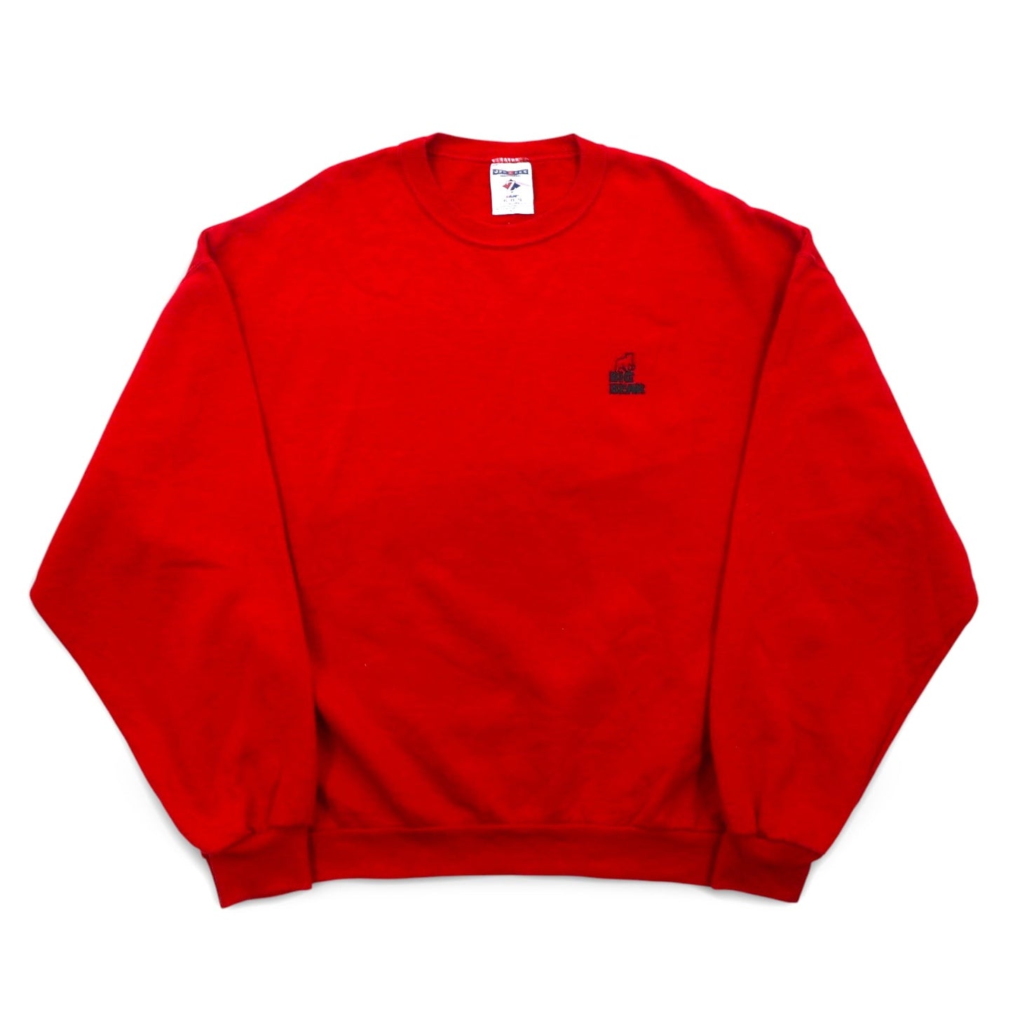 JERZEES ビッグサイズ クルーネック スウェット XL レッド コットン BIG BEAR メキシコ製