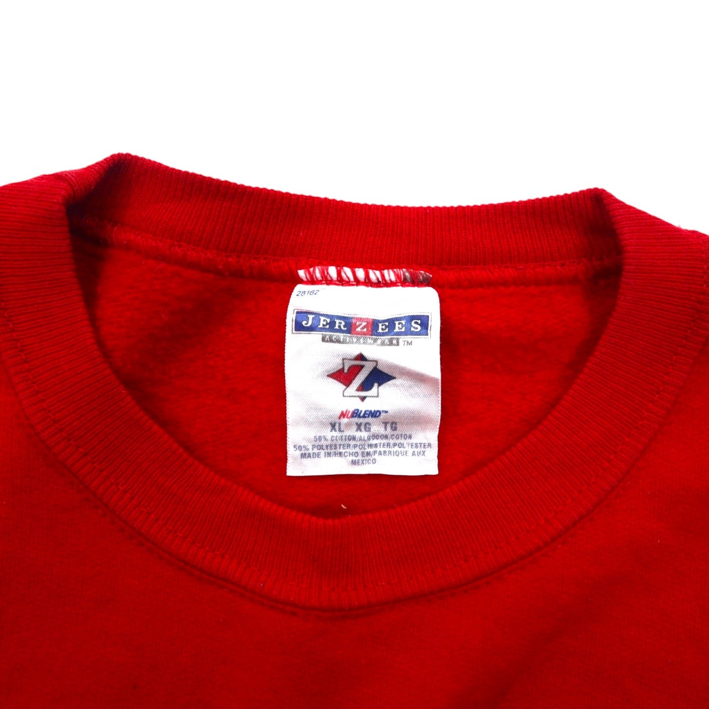 JERZEES ビッグサイズ クルーネック スウェット XL レッド コットン BIG BEAR メキシコ製