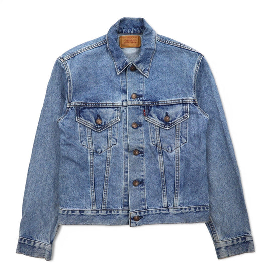 Levi's 90年代 USA製 デニムジャケット 4thタイプ Gジャン S インディゴ ブルー アイスウォッシュ 70505-0217 ボタン裏527