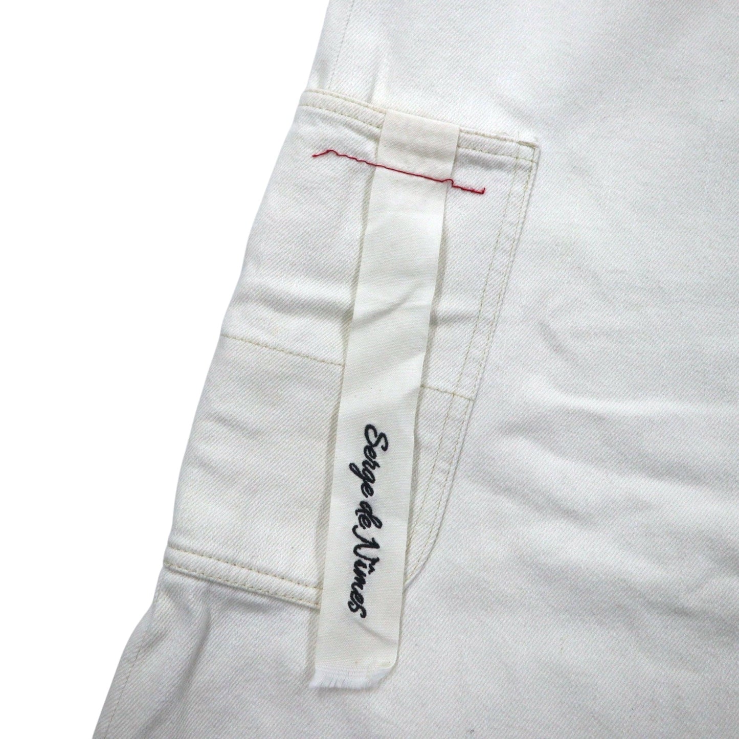 NIMES 前後 2WAY ジャンパースカート サロペット FREE ホワイト コットン NFG9508023