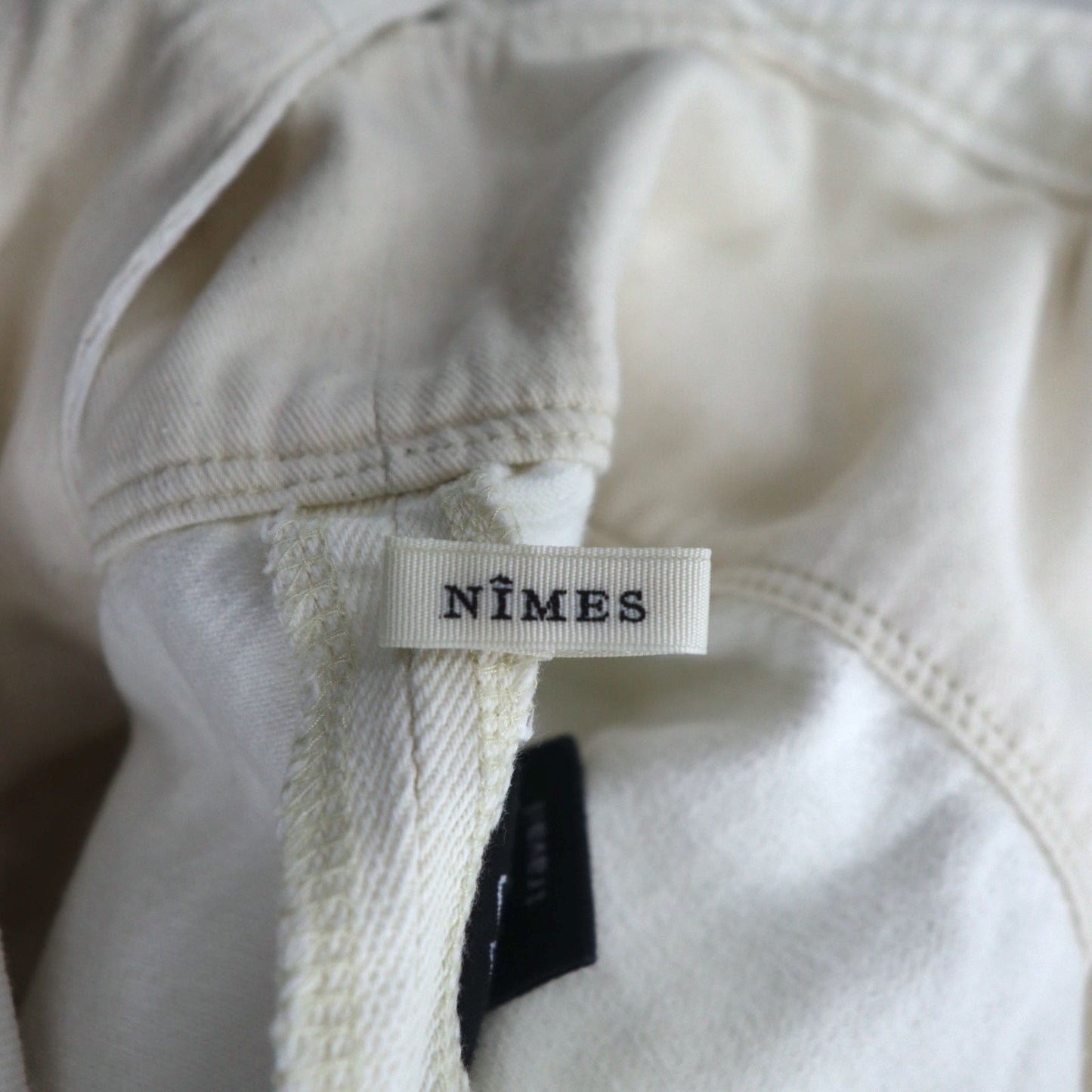 NIMES 前後 2WAY ジャンパースカート サロペット FREE ホワイト コットン NFG9508023